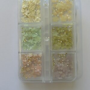 Blomster pastel med kaviar